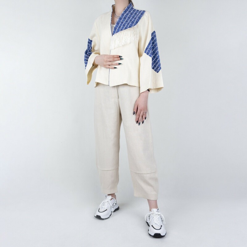 کت زنانه لنین طرح دایره دایره