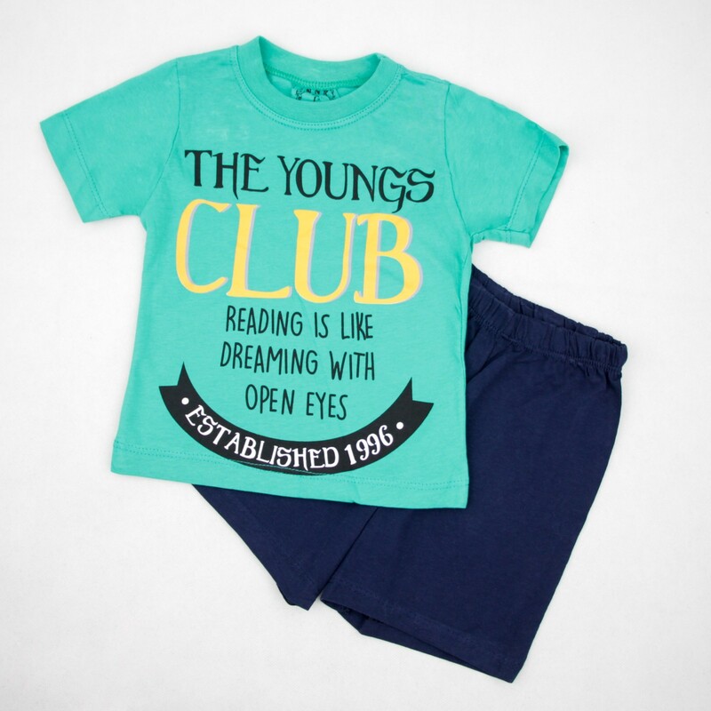 ست شلوارک و تی شرت پسرانه CLUB