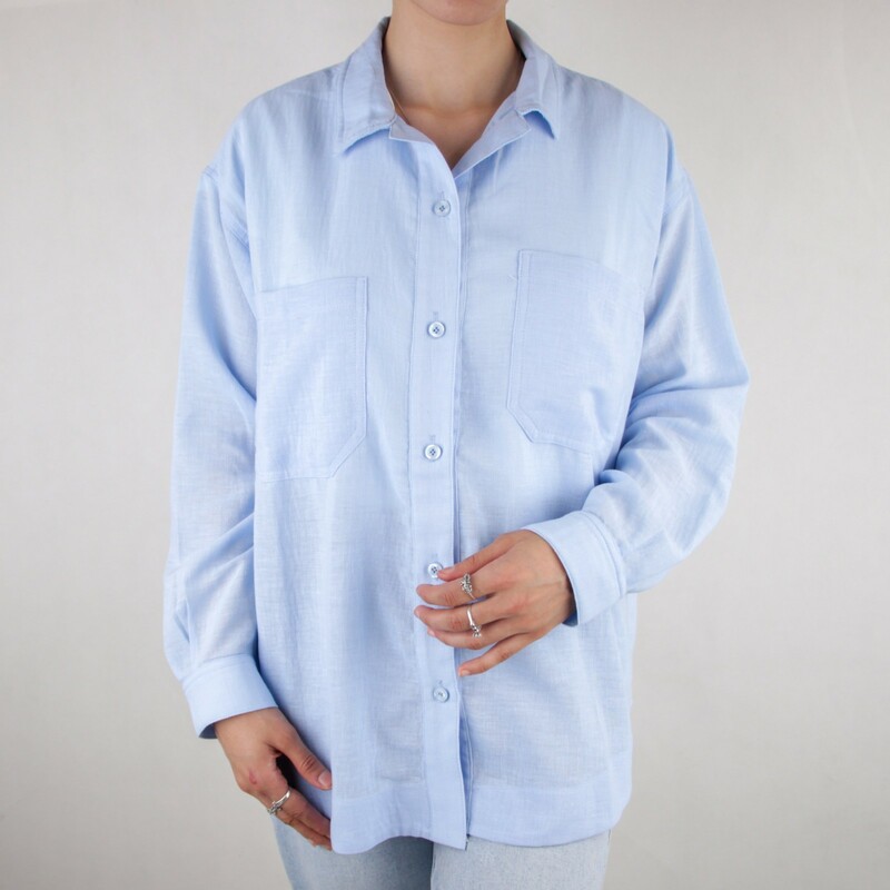 شومیز زنانه دو جیب