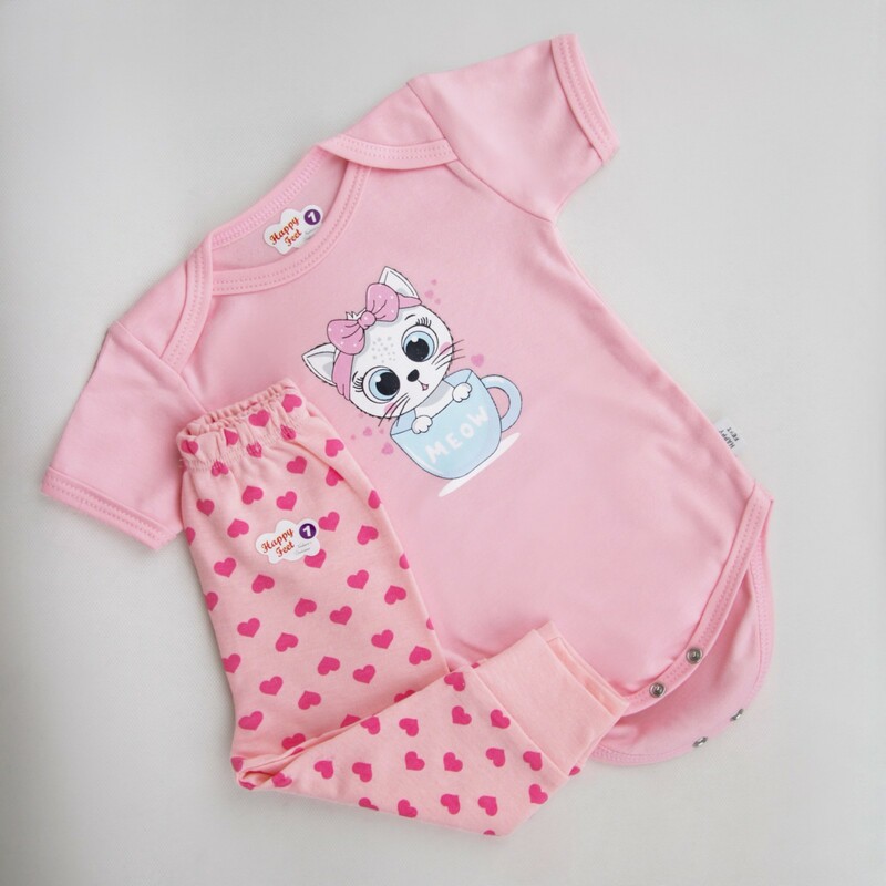 زیر دکمه دار کوتاه نوزادی دخترانه