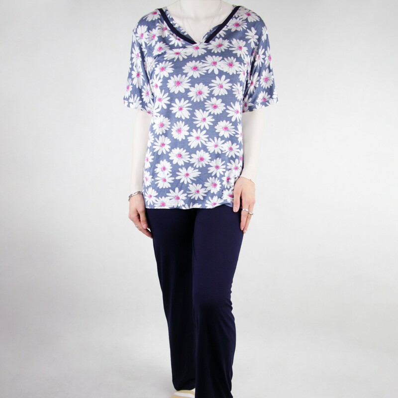 ست زنانه تیشرت و شلوار ای او دو