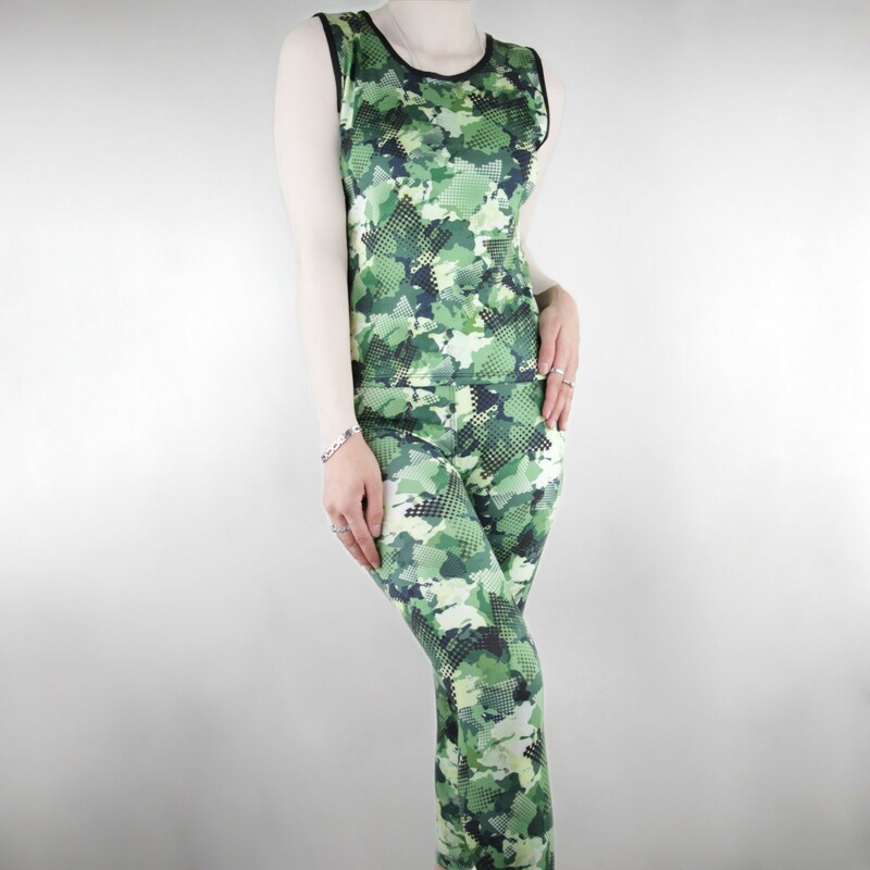 ست بلوز و شلوار ورزشی زنانه سبز