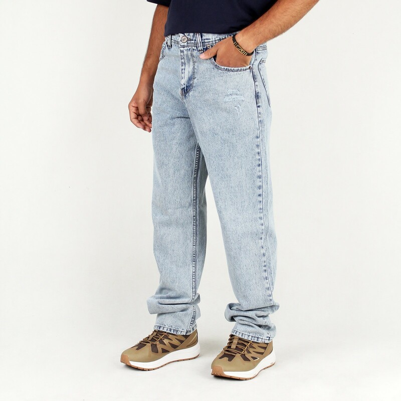 شلوار جین بگ مردانه امیسا طرح ساده