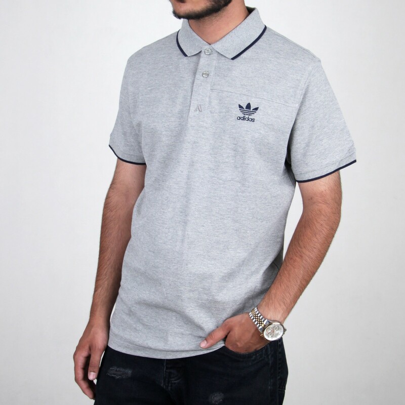 تیشرت یقه دار مارک برند آدیداس