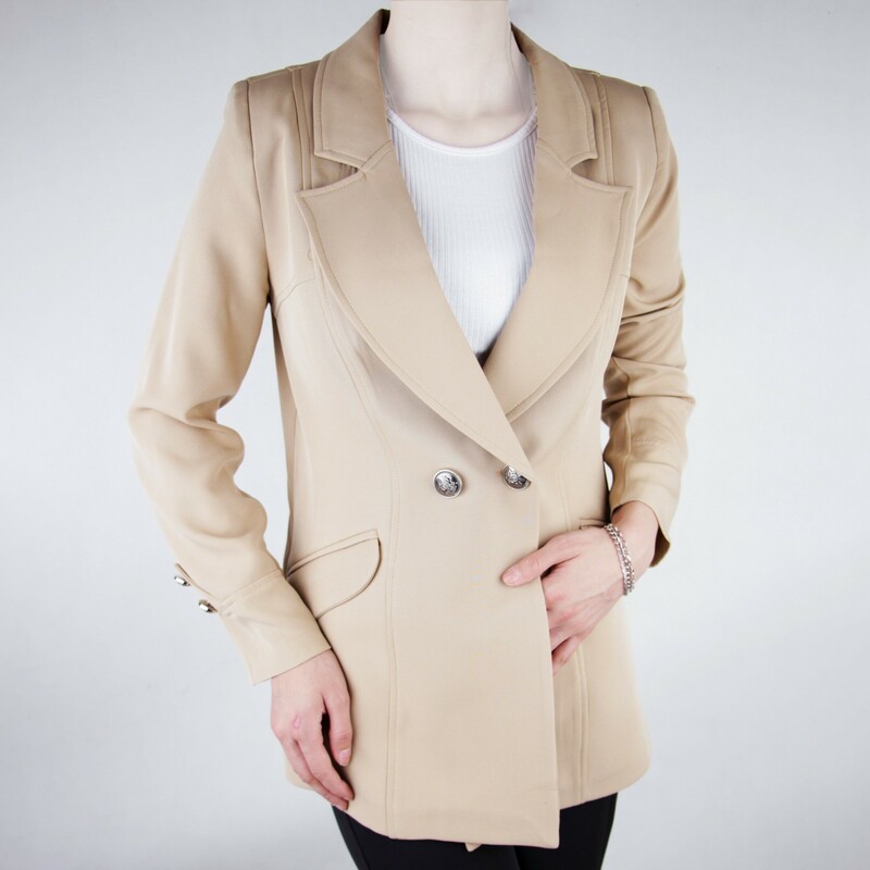 کت زنانه مدل یقه انگلیسی از برند مازراتی