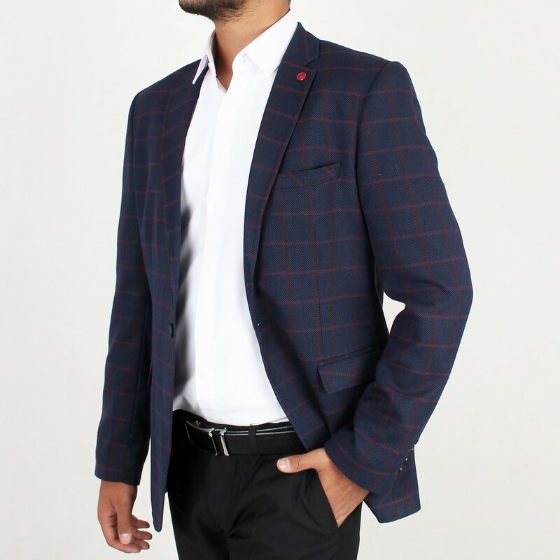 کت تک مردانه یقه انگلیسی  برند TWIN PORT