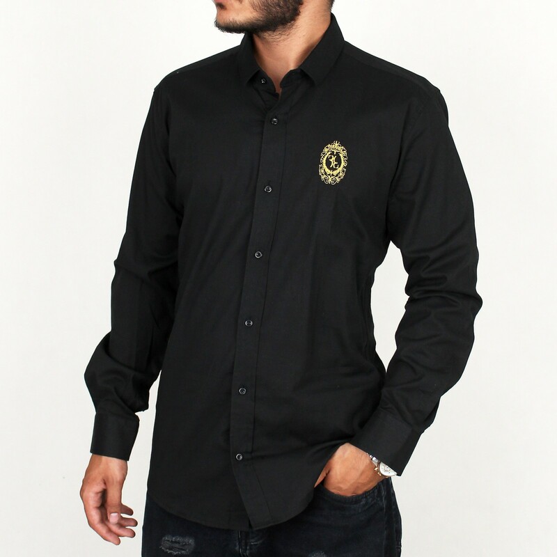 پیراهن مردانه ترک لگو دار از برند ILLIONAIRE