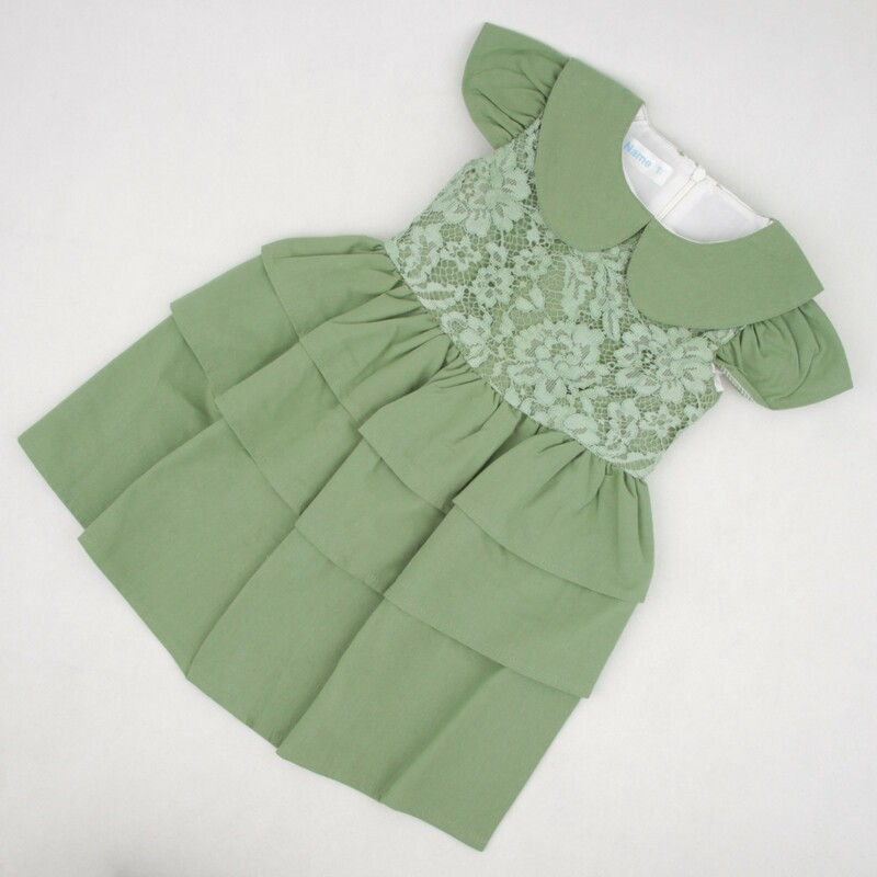 سارافون دخترانه دامن چین دار برند TIP