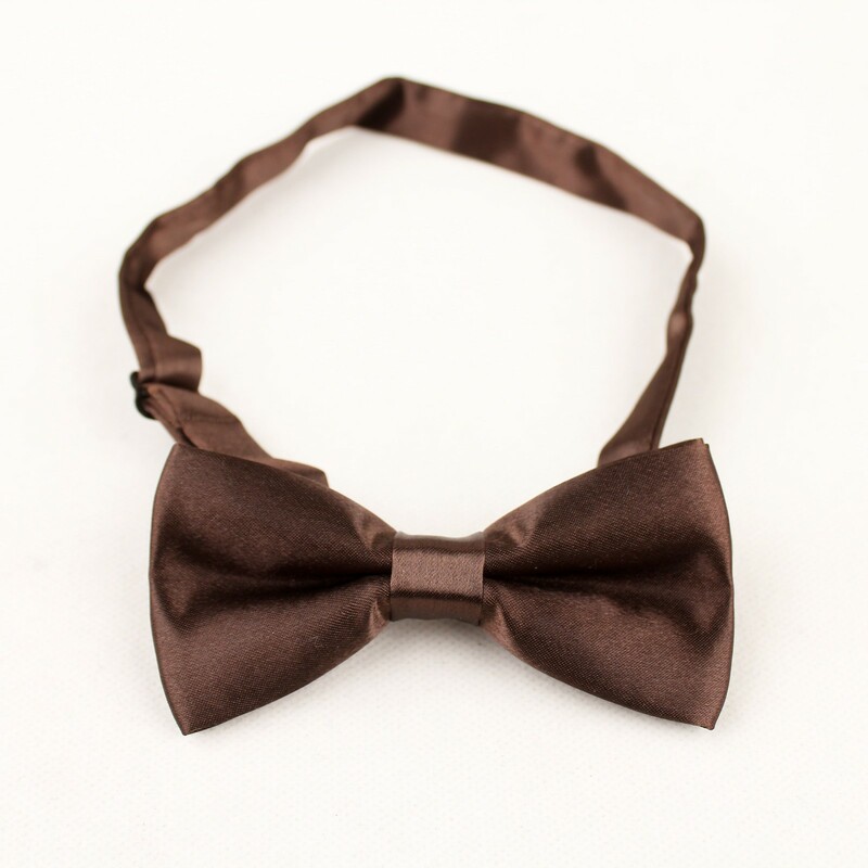 پاپیون مردانه قهوه ای تیره