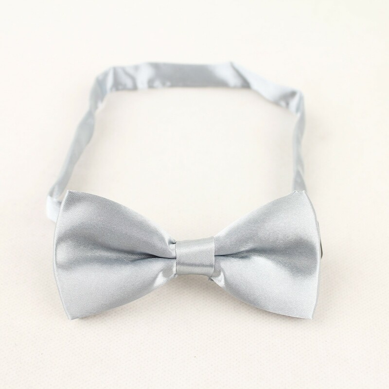 پاپیون مردانه نقره ای