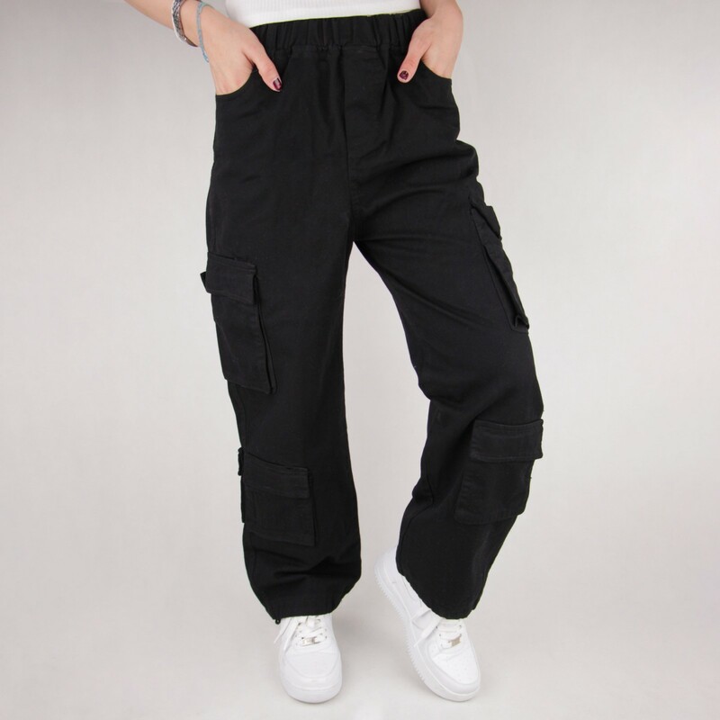 شلوار کارگو زنانه و دخترانه شیش جیب