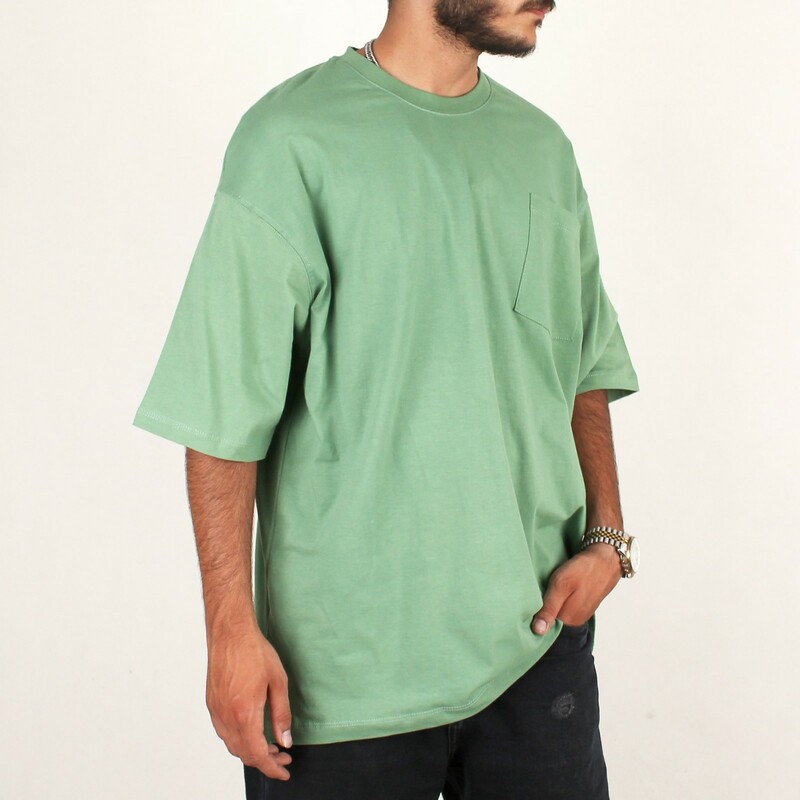 تیشرت مردانه از برند pull &amp; bear جیب دار