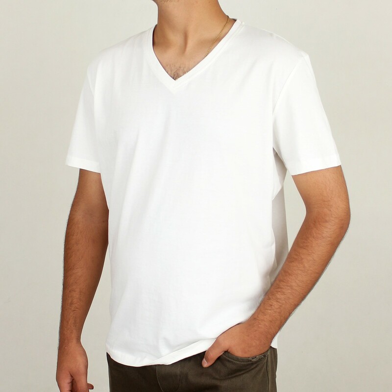 تیشرت مردانه از برند pull&amp;bear در طرح ساده