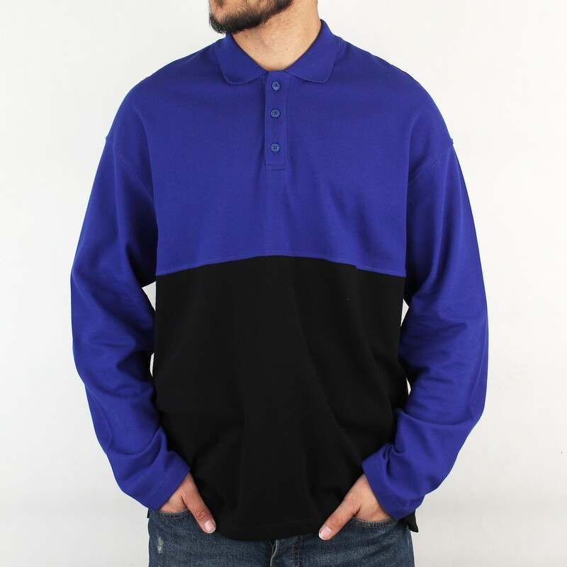 بلوز  مردانه یقه دار  سایز بزرگ دو رنگ