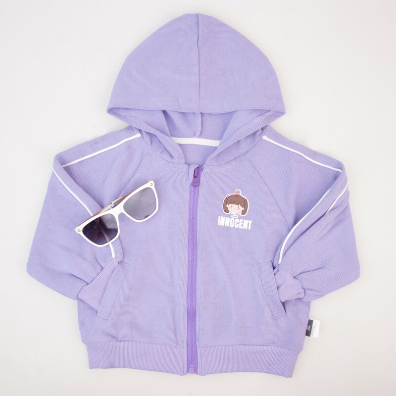 سویشرت دخترانه کلاه دار و جیب دار GOOL BABY