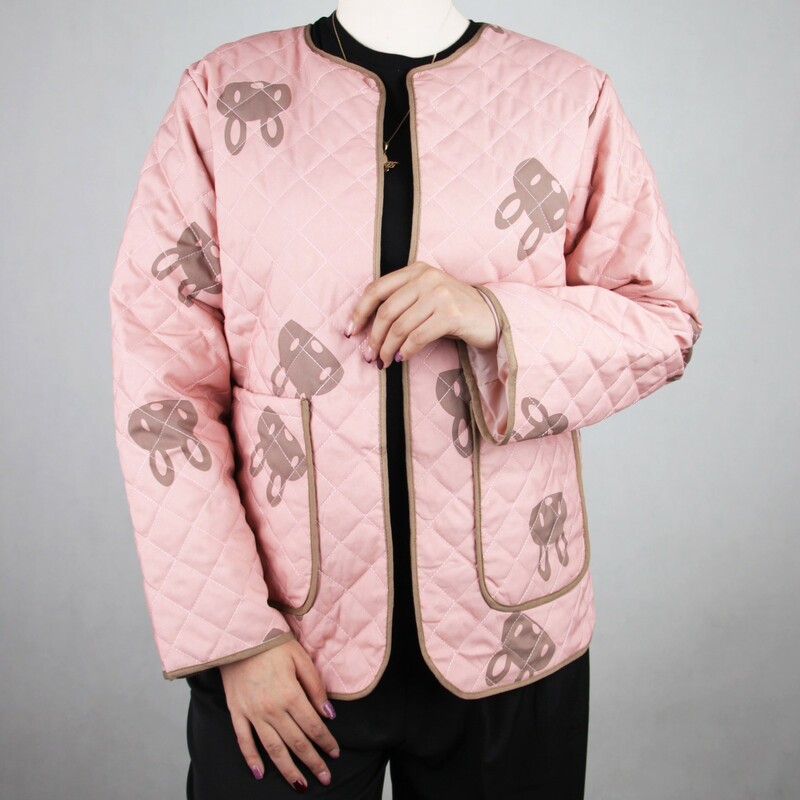 کاپشن زنانه کوتاه طرح خرگوش نیزل nizel