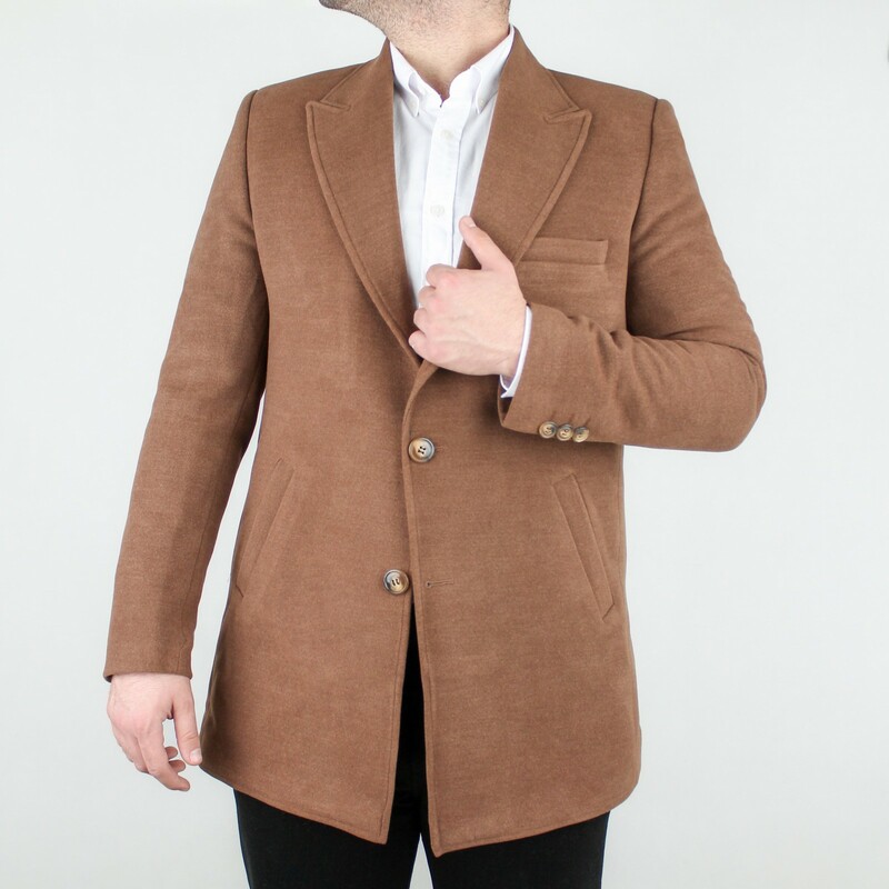 پالتو مردانه فوتر CEMDEN قهوه ای