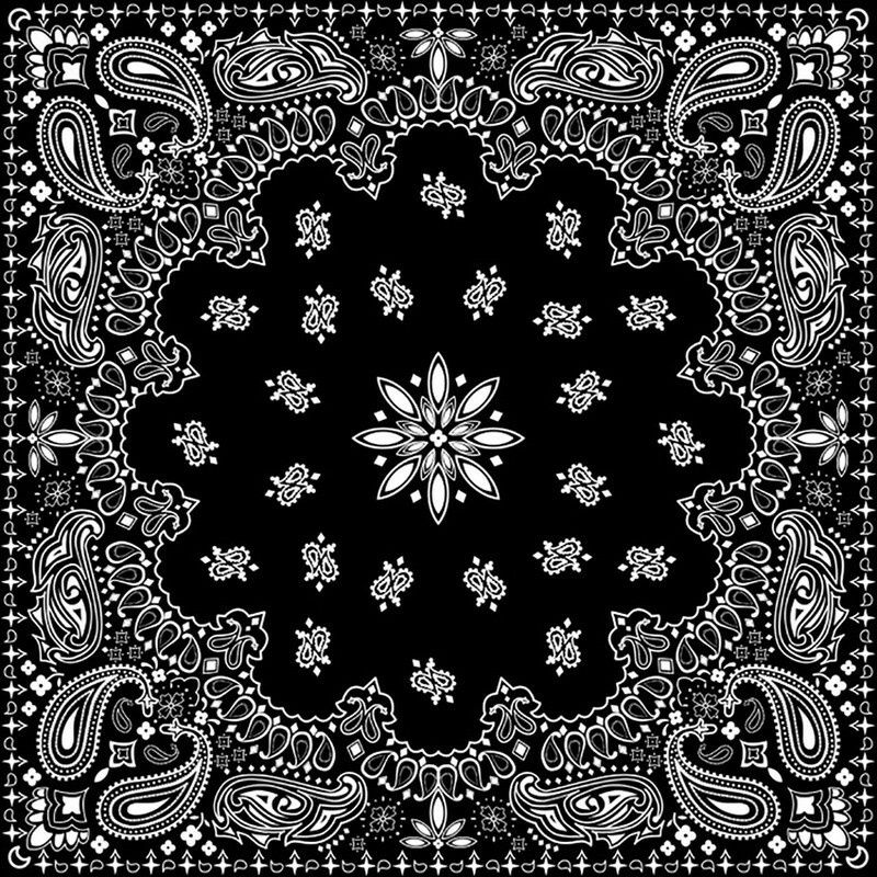 دستمال سر و گردن باندانا مدل بته جقه