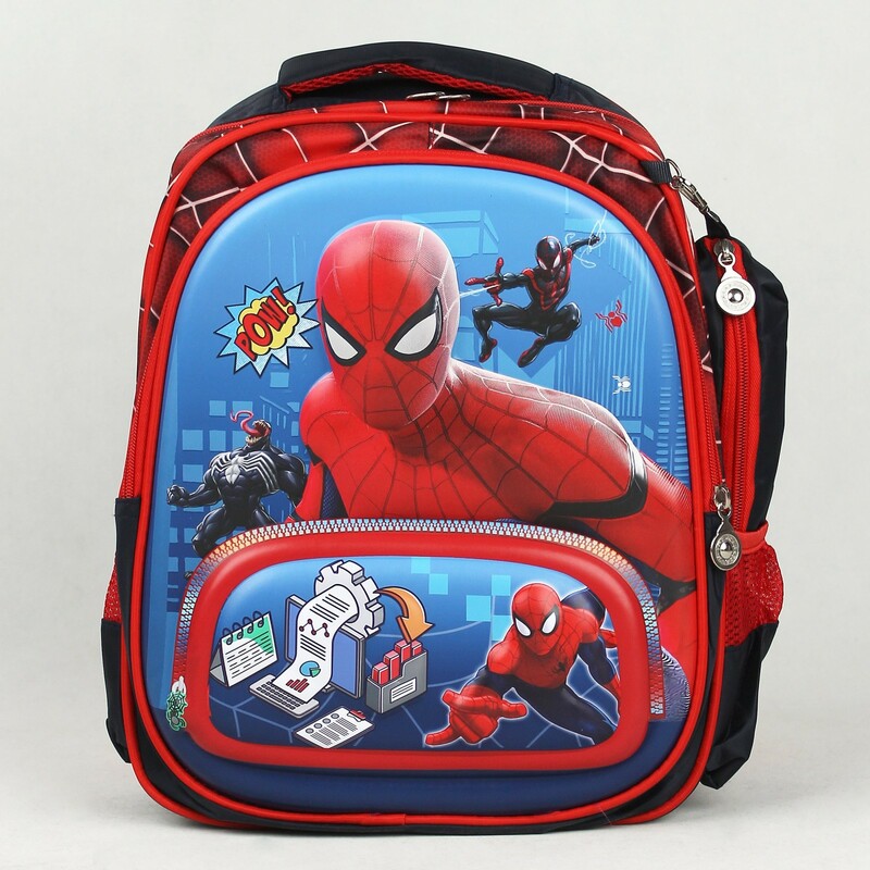 کیف و کوله پشتی دبستانی طرح مرد عنکبوتی