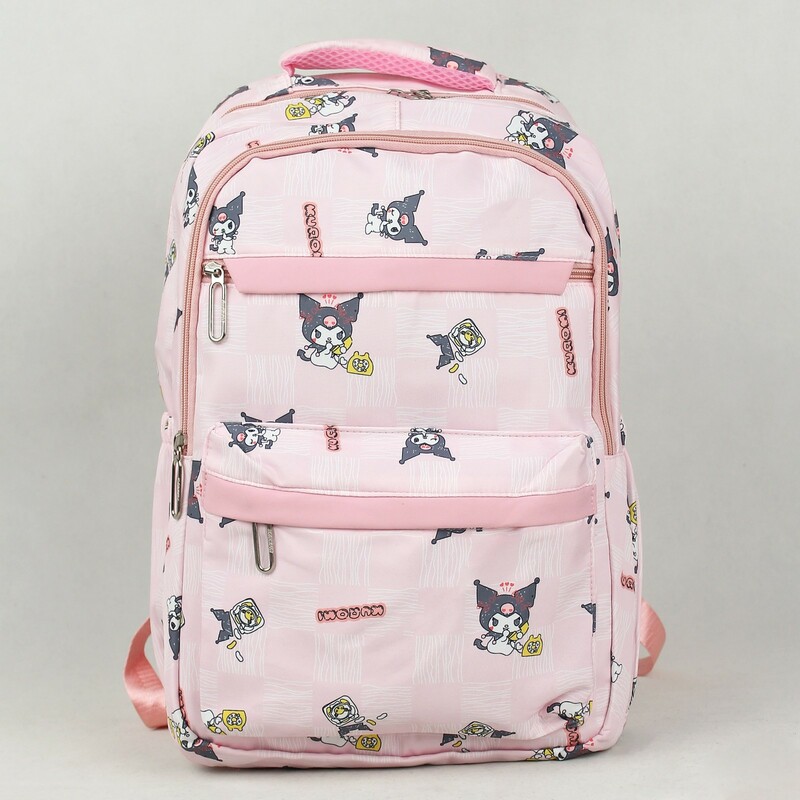 کیف و کوله پشتی دبستانی طرح گربه صورتی