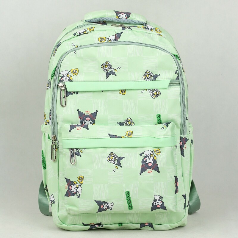 کیف و کوله پشتی دبستانی طرح گربه سبز