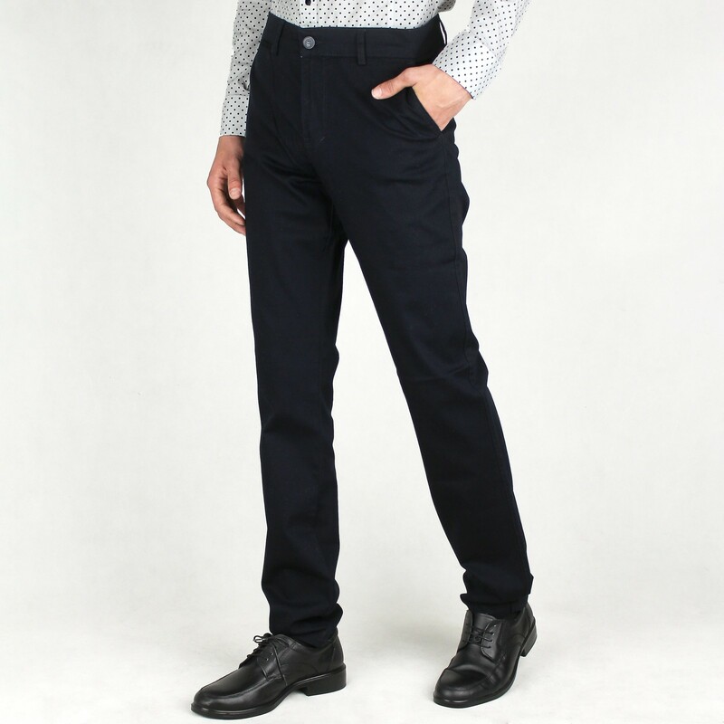 شلوار مردانه کتان ERIZO آبی تیره