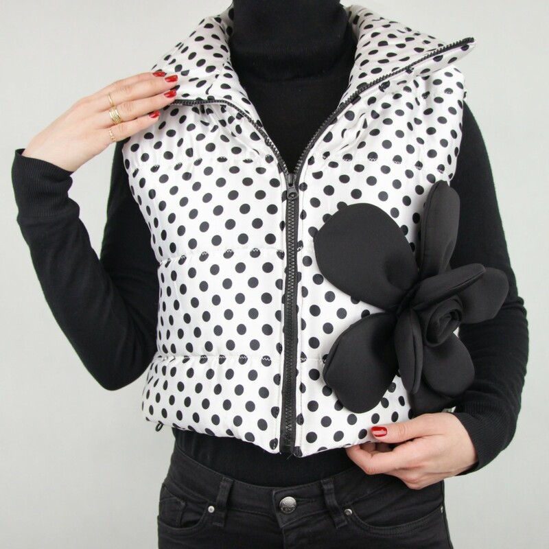 پافر زنانه کوتاه نیزل خال درشت