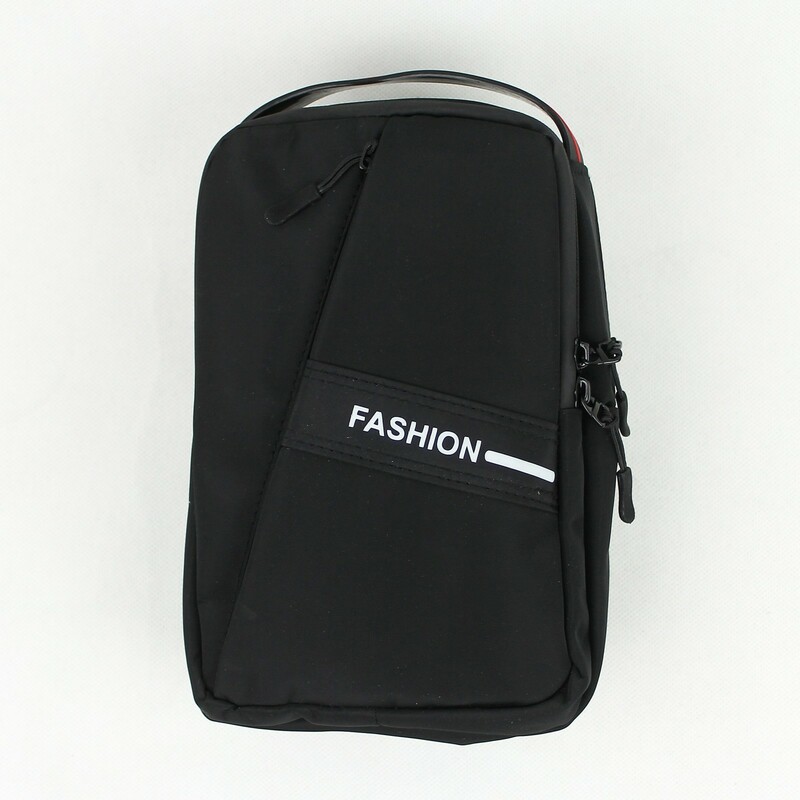 کیف دوشی مردانه مشکی PIERRE CARDIN