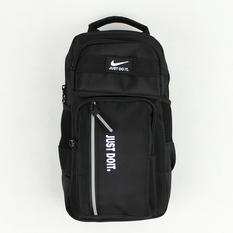 کیف دوشی مردانه مشکی JUST DO IT