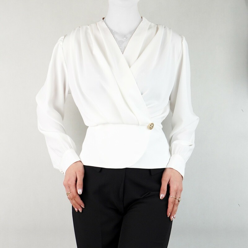 شومیز زنانه دکمه دار یقه هفت نیزل