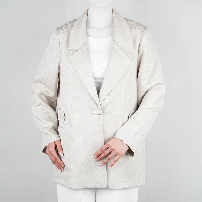 مانتو کتی زنانه شاین دار لوزی