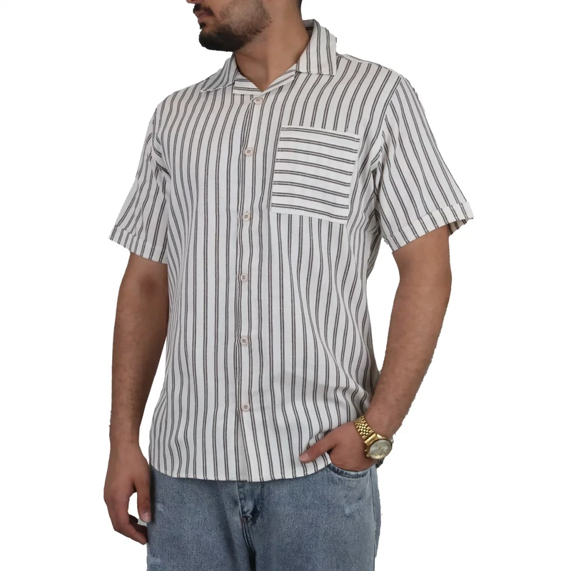 پیراهن مردانه راه راه مراکشی MARRAKECH