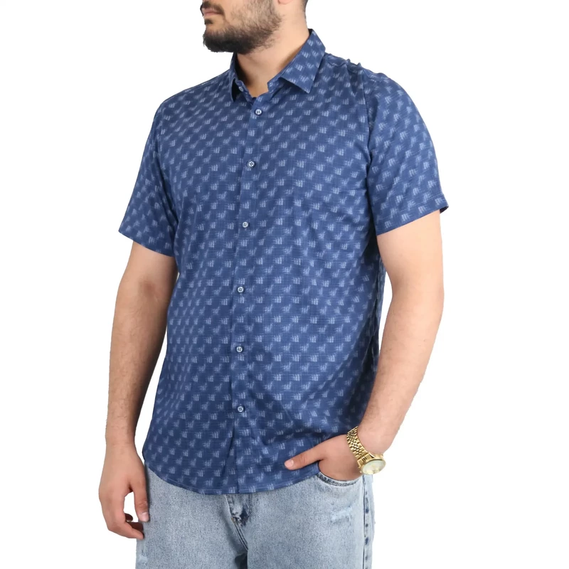 پیراهن مردانه طرح دار مدل ASEN