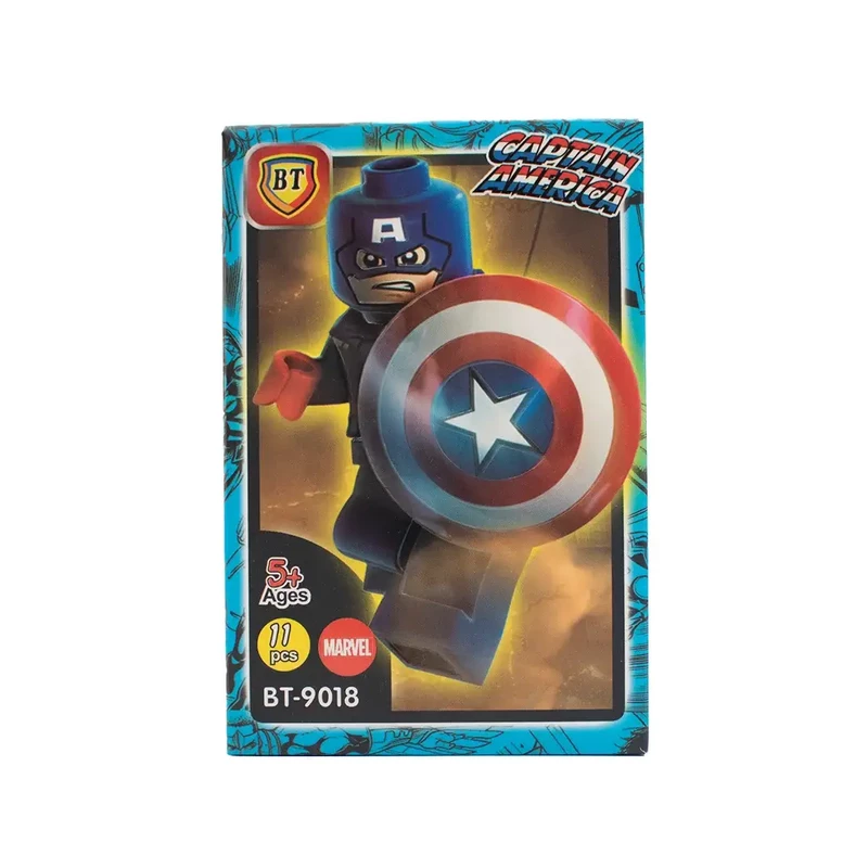 لگو ساختنی شخصیت کاپیتان آمریکا کد BT-9018