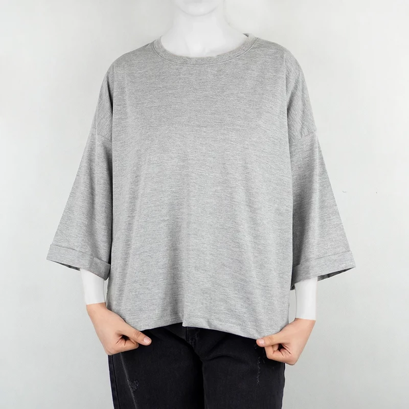 تیشرت زنانه نیزل طرح ساده نخ پنبه