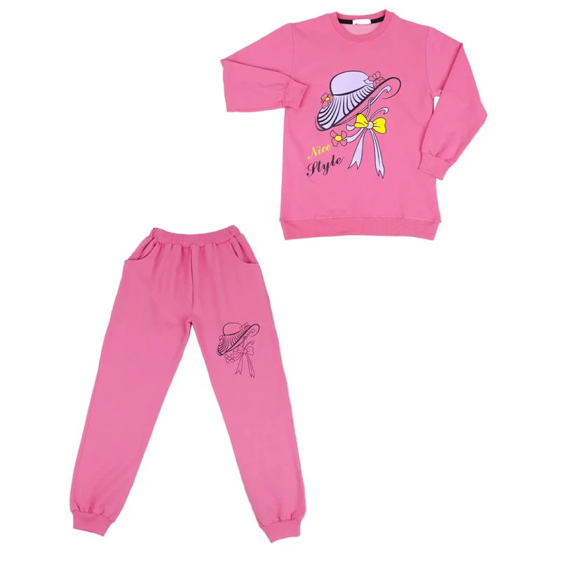 ست دخترانه دورس و شلوار  | ست دخترانه ۲ تکه بلوز شلوار