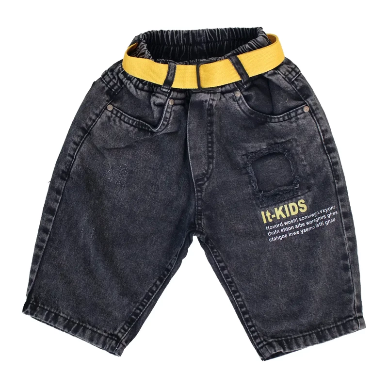 شلوارک کودک جین زاپ دار امیسا