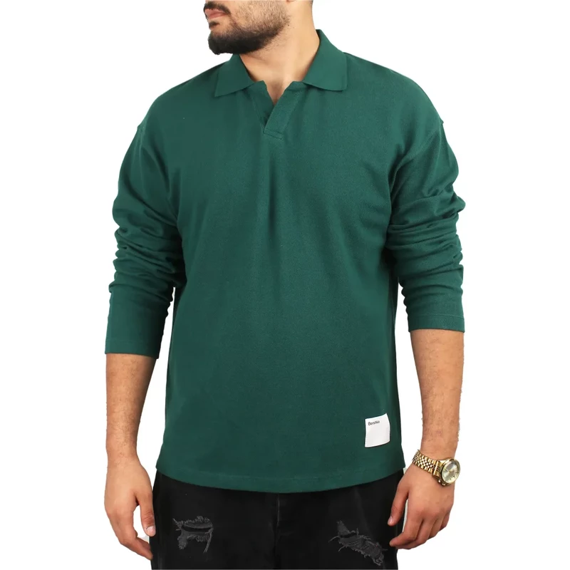 بلوز یقه انگلیسی مردانه سایز بزرگ