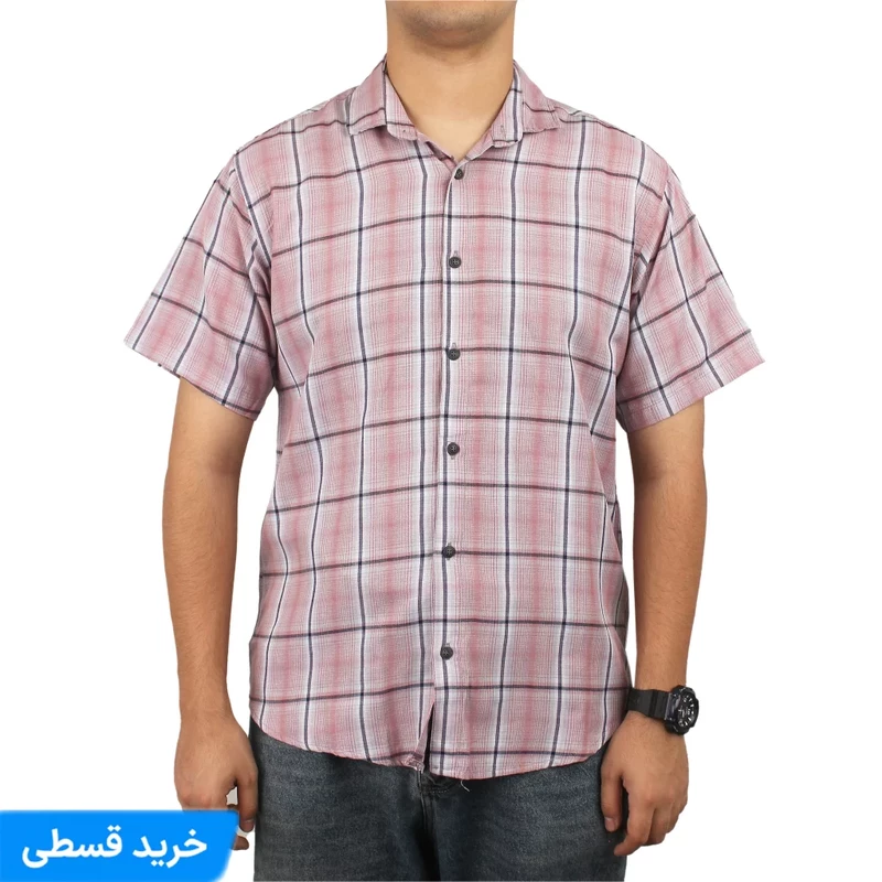 پیراهن چهارخانه مردانه بزرگ19144