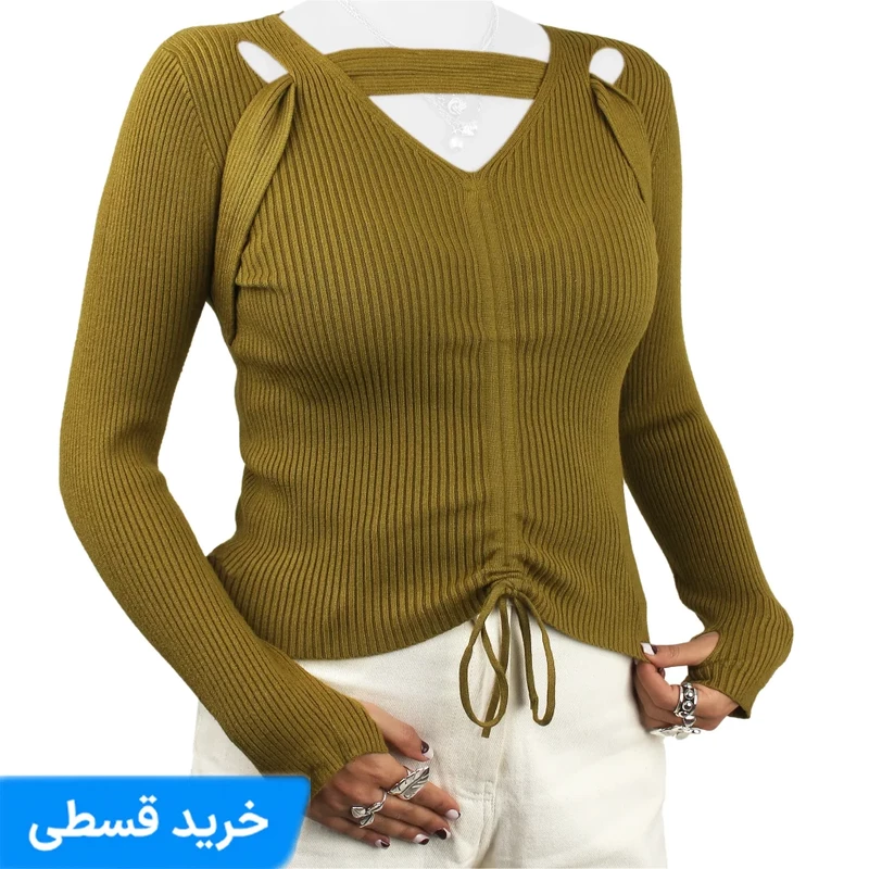 بافت  زنانه یقه هفت