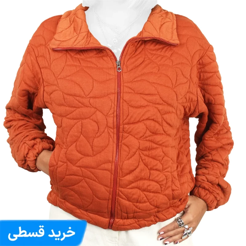 سویشرت یقه شکاری زنانه