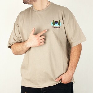 تیشرت مردانه طرح درخت قواره دار