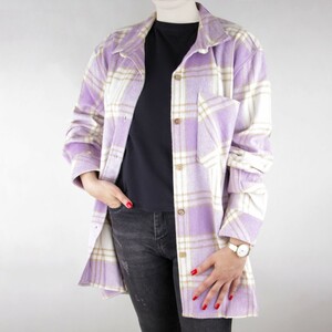 پیراهن کتی زنانه یاسی چهار خونه پشمی