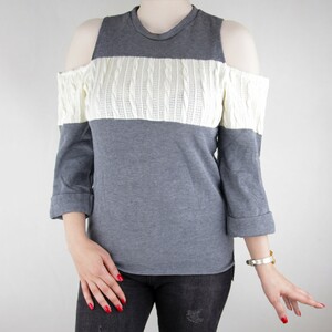 بافت زنانه سر آستین خالی  ریجی