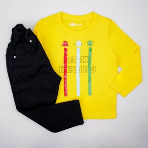 بلوز پسرانه طرح پک من برند baleno