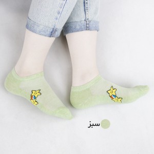 جوراب زنانه طرح ستاره