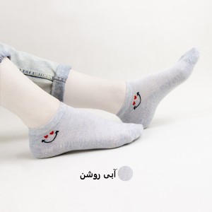 جوراب زنانه طرح لبخند