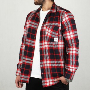 پیراهن مردانه پشمی برند زارا چهار خونه