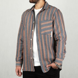 پیراهن مردانه پشمی مراکش تک جیب