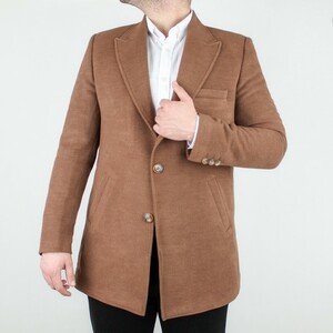 پالتو مردانه فوتر برند CEMDEN قهوه ای